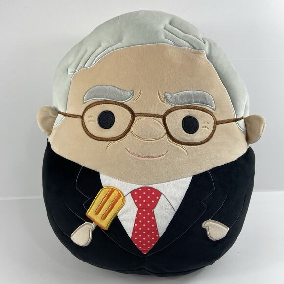 RARE Warren Buffett & Charlie Munger Squishmallow 16” 2023 Berkshire Shareholder - Picture 4 of 16